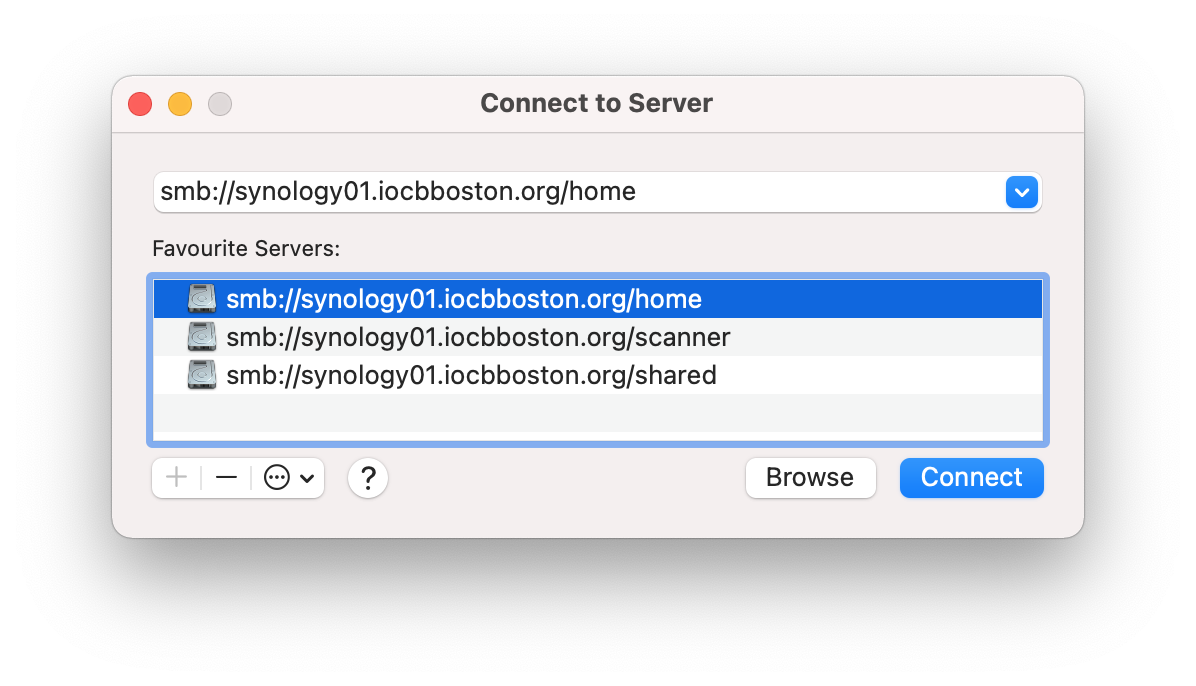 Screenshot - MAC - Favourite Servers